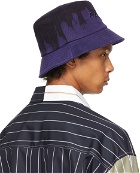 Feng Chen Wang Purple & Black Tie Dye Bucket Hat