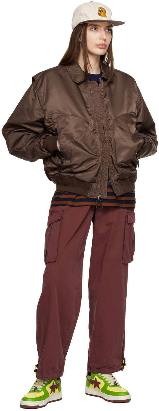 Brain Dead Red Flap Pocket Trousers