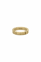 Diesel Stainless Steel Band Ring - Rings - Unisex - Gold