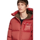 Moncler Red Down Eloy Jacket