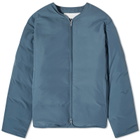 Jil Sander+ Men's Jil Sander Plus Water Repellent Padded Liner in Deep Atlantic Blue
