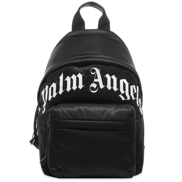 Photo: Palm Angels Curved Logo Backpack