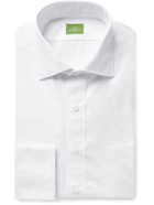 SID MASHBURN - Cotton-Broadcloth Shirt - White