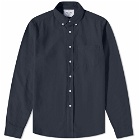 Portuguese Flannel Men's Belavista Button Down Oxford Shirt in Navy
