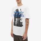 Alexander McQueen Men's Logo Photo Print T-Shirt in White/Mix