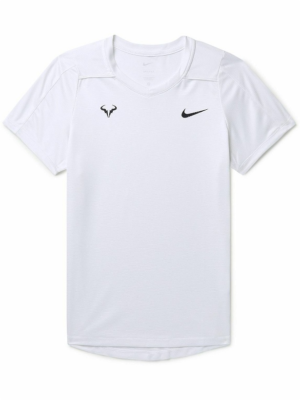 Photo: Nike Tennis - Rafa Challenger Dri-FIT Tennis T-Shirt - White