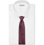 Brioni - 8cm Silk-Jacquard Tie - Burgundy