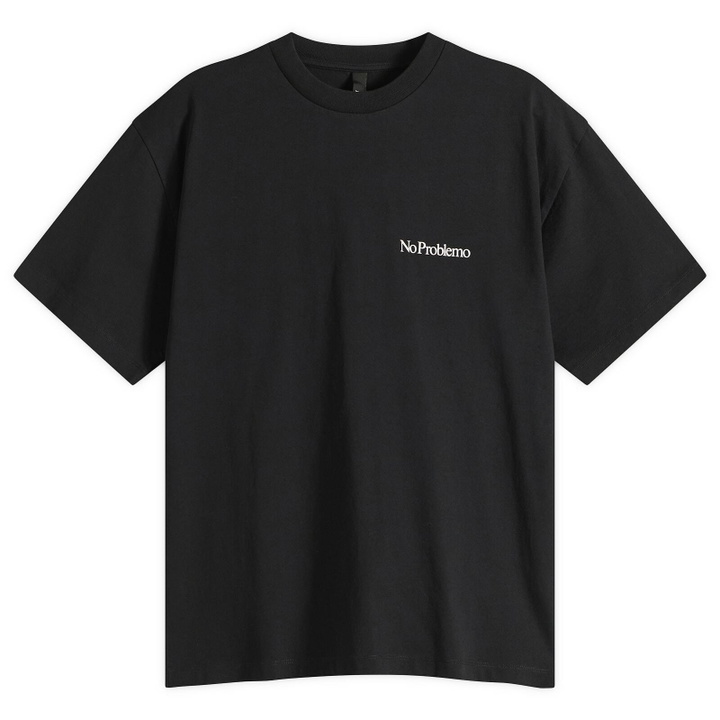 Photo: No Problemo Men's Space Block SS T-Shirt in Black
