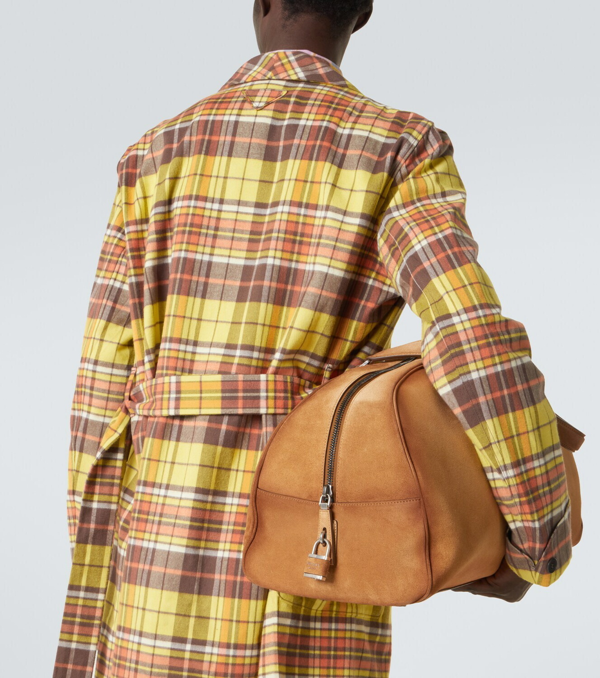 Prada Suede duffel bag