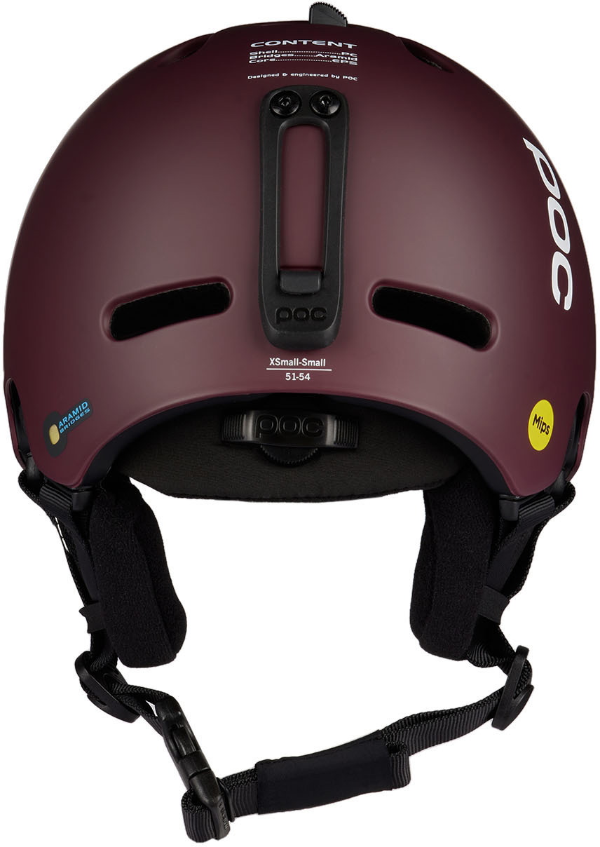 POC Burgundy Fornix MIPS Snow Helmet POC