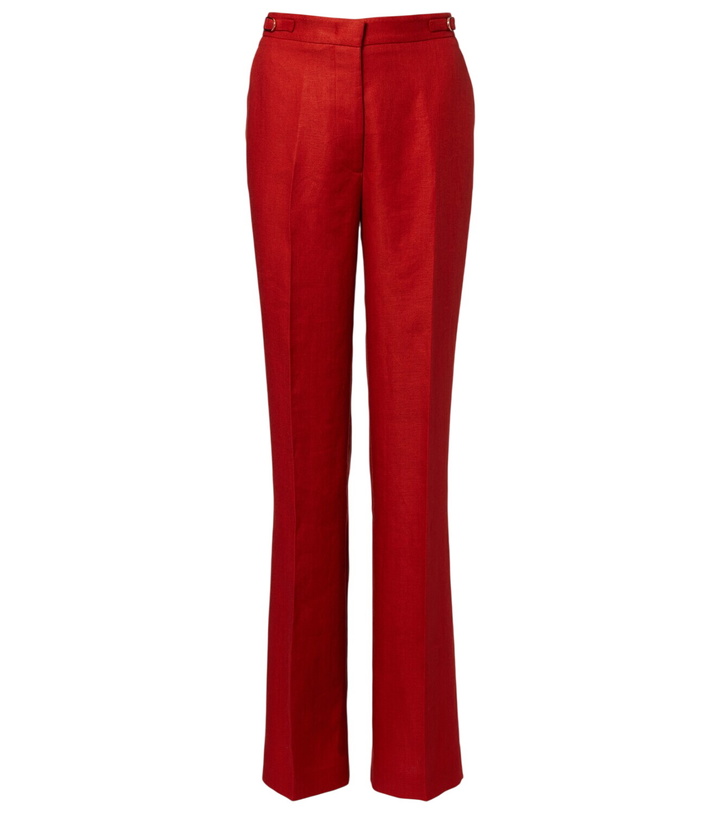Photo: Gabriela Hearst Vesta linen flared pants