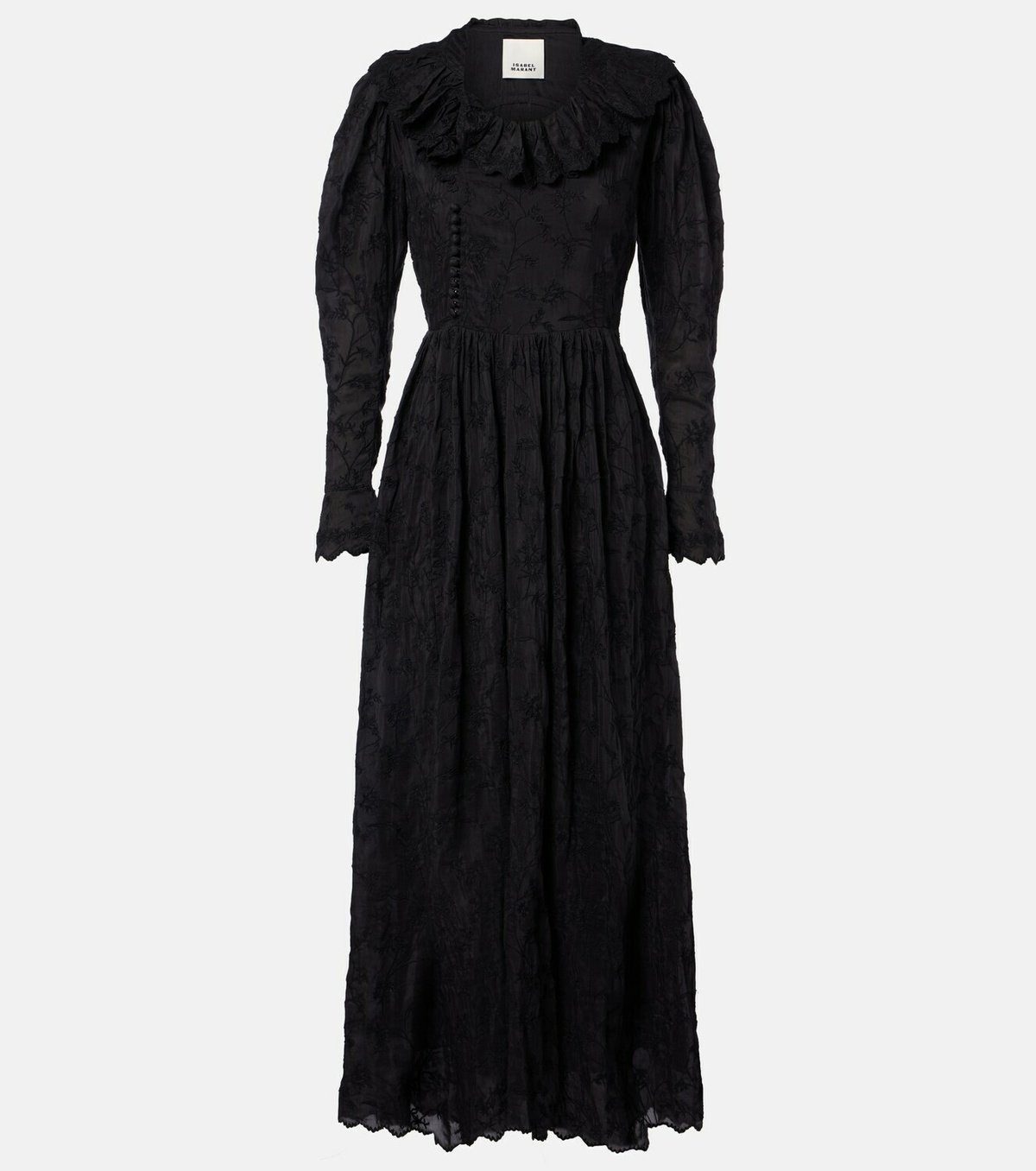 Isabel Marant Zoen floral cotton and silk maxi dress