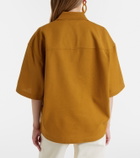 Saint Laurent Cassandre cotton polo shirt