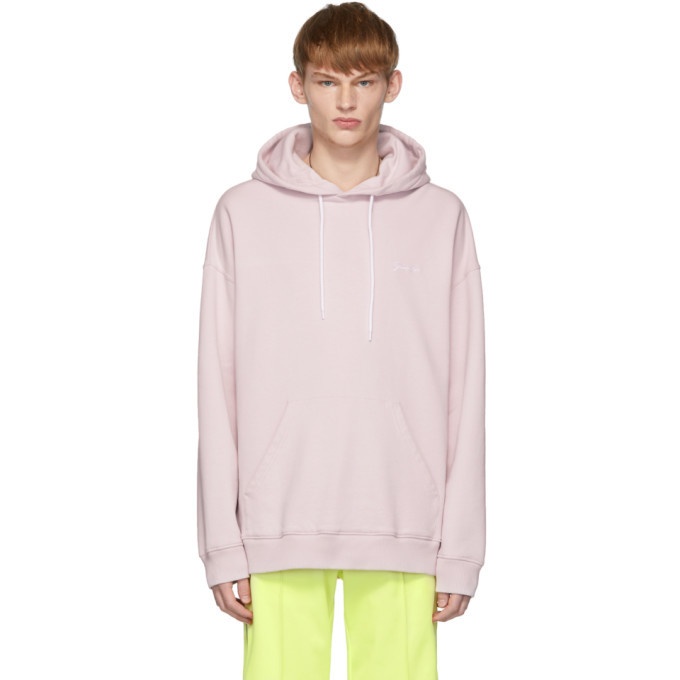 Photo: Givenchy Pink Embroidered Logo Hoodie