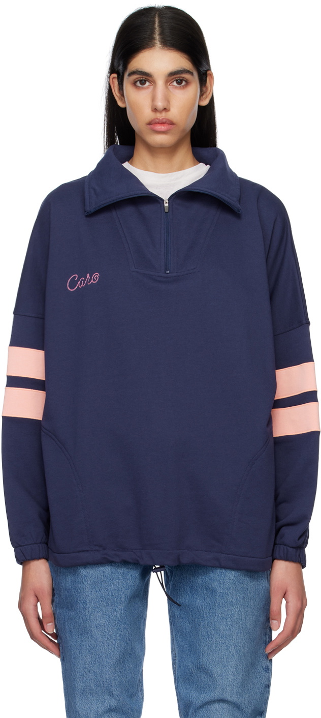 Caro Editions Navy Eliza Sweatshirt