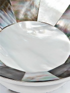 Lorenzi Milano - Crystal, Mother-Of-Pearl And Chrome-Plated Caviar Bowl