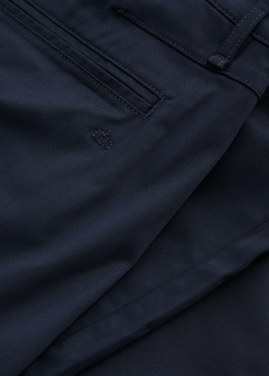 Rag & Bone Standard Cotton-blend Chinos Navy