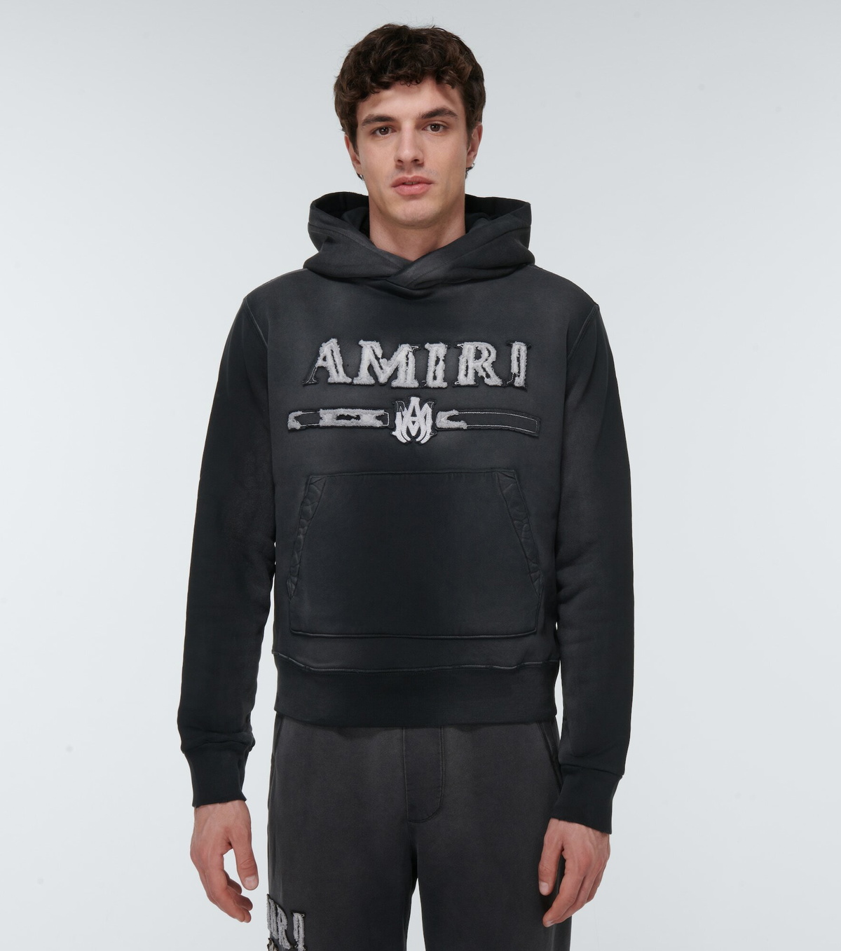 Amiri - Logo cotton hoodie