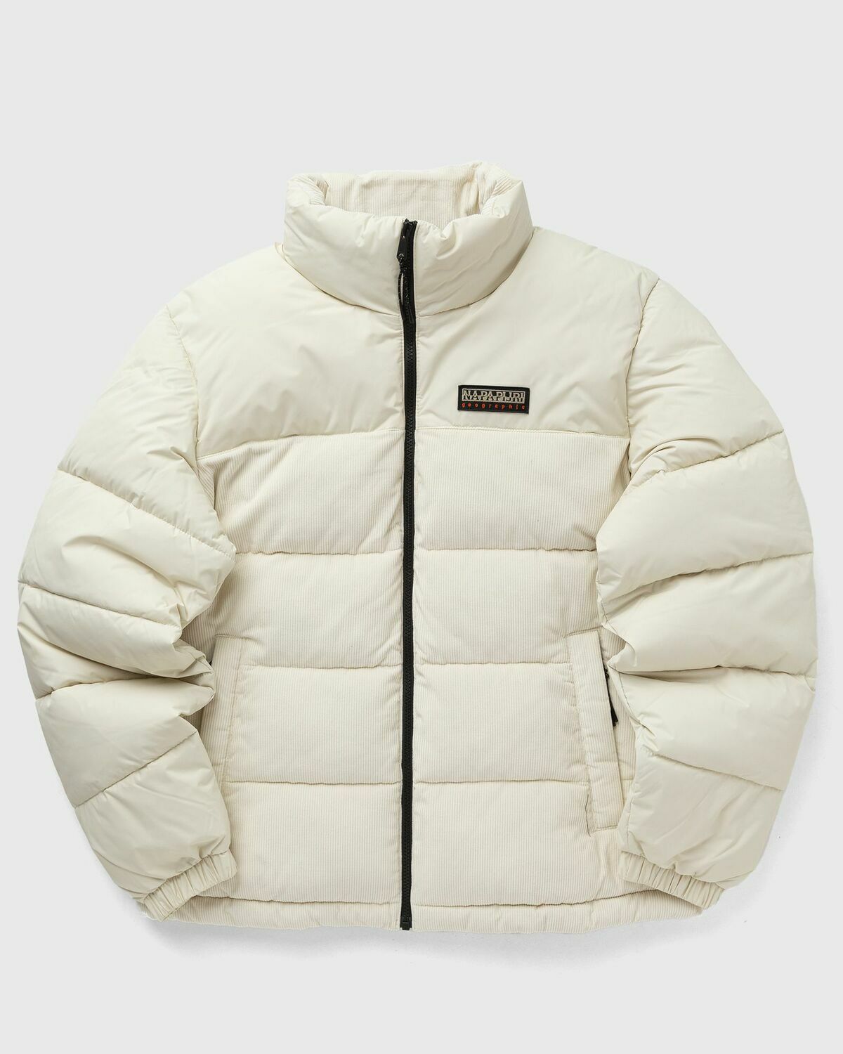 Napapijri A-ARGIENT JACKET Beige Mens Down & Puffer Jacket Napapijri