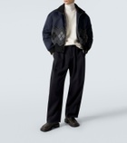 Loewe Argyle technical twill jacket