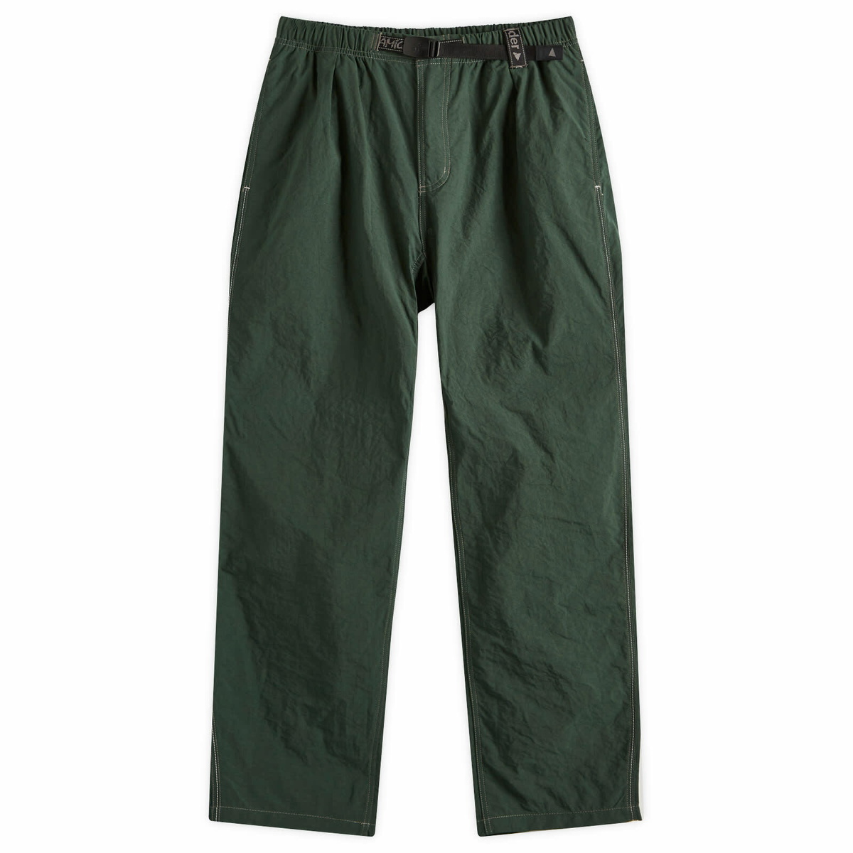 Gramicci Men's x and wander Nylon Climbing Pant in Green Gramicci