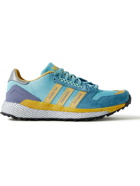 adidas Consortium - Human Made Questar Suede and Mesh Sneakers - Blue
