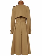 CHLOÉ Cotton Gabardine Trench Coat