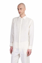120% Lino Shirt In Beige Linen