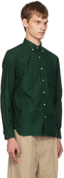 BEAMS PLUS Green Button Down Shirt