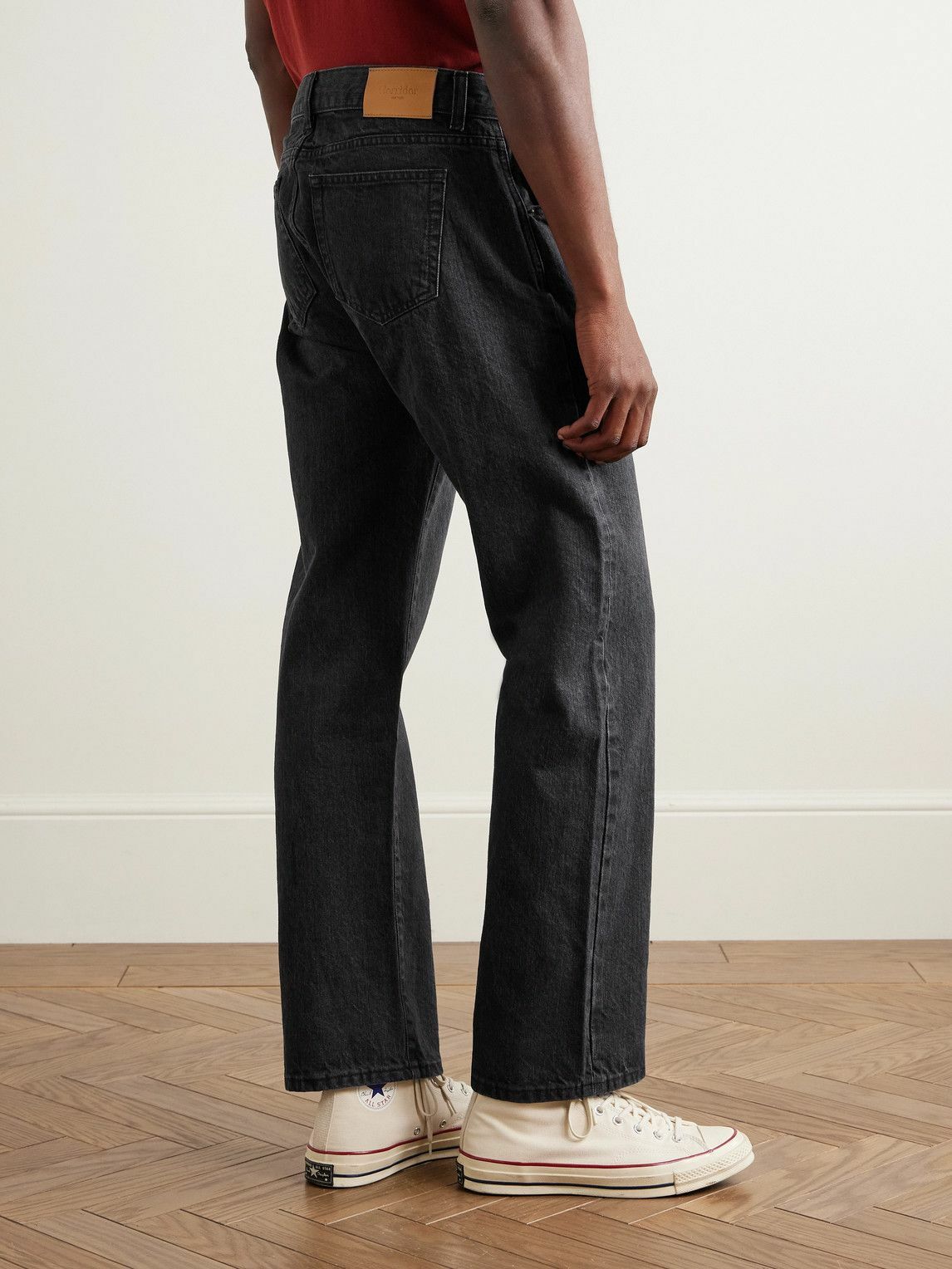 Corridor - Straight-Leg Organic Selvedge Jeans - Black