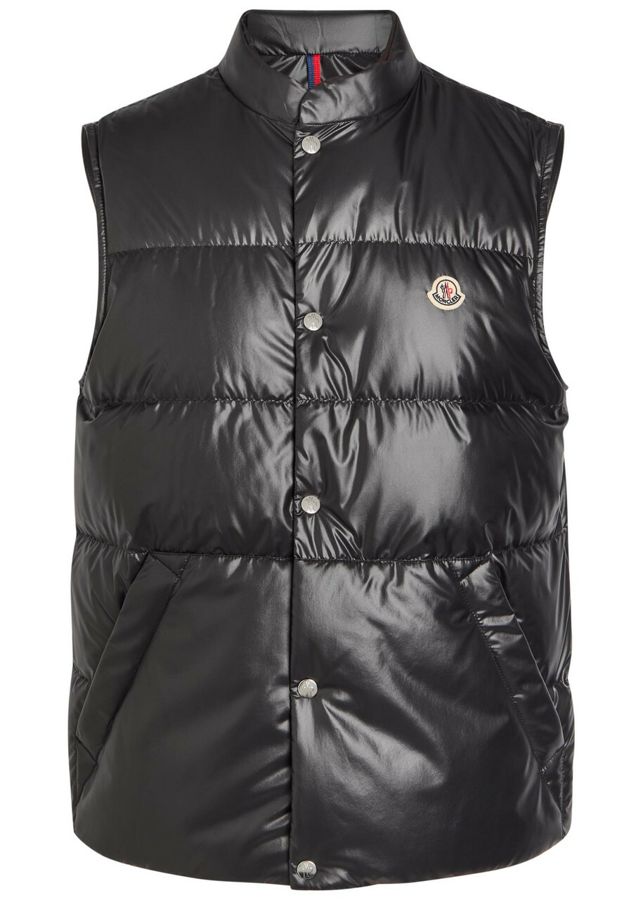 Moncler Restigo Quilted Shell Gilet Black