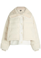 Rag & Bone Gloria Quilted Shell Jacket Off White