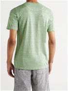 120% - Slub Linen T-Shirt - Green