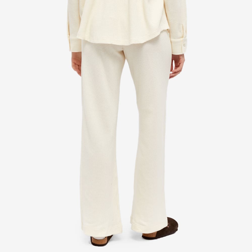 Donni Satiny Simple Wide Leg Pant- Creme
