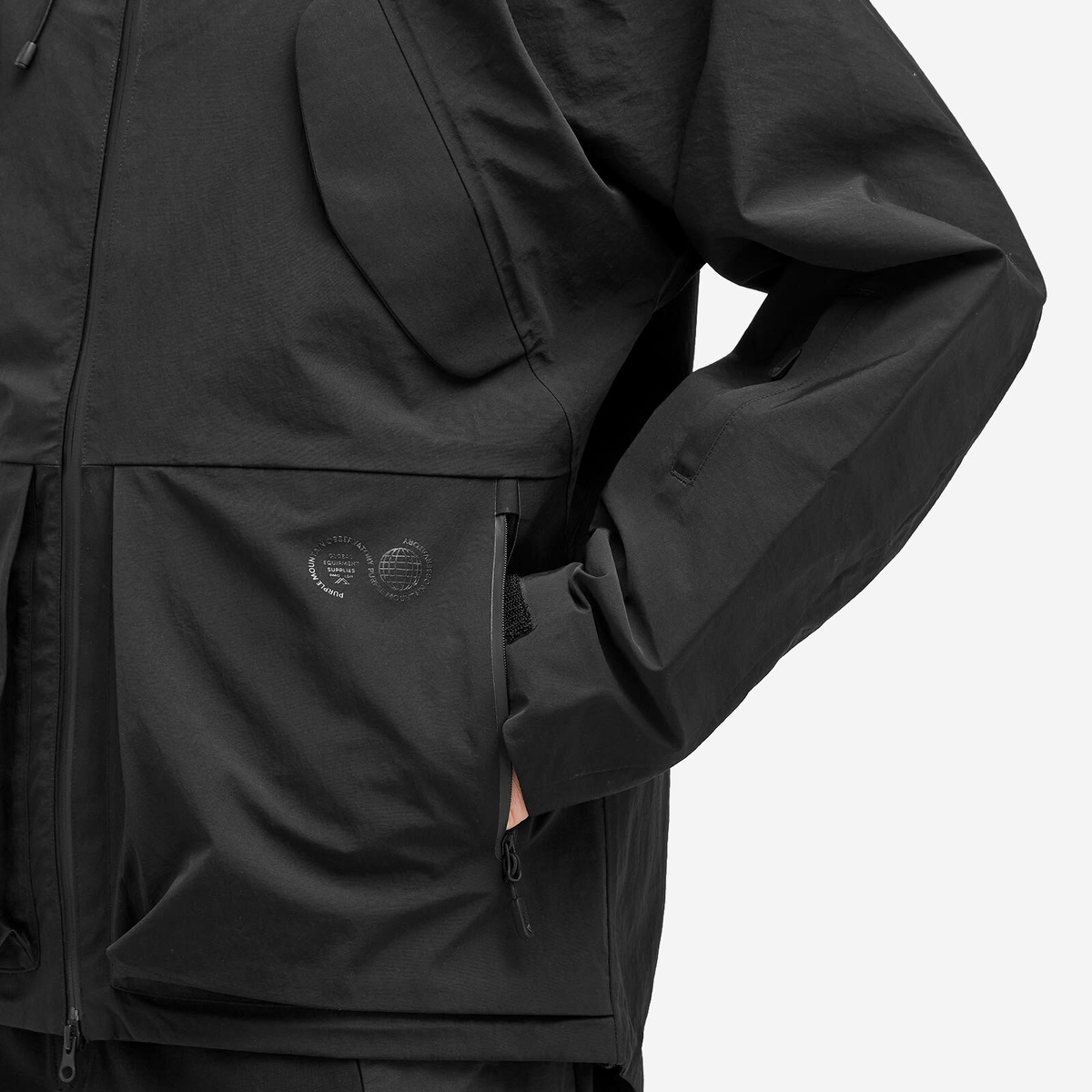 Purple Mountain Observatory Men's 3-Layer Shell Jacket in Purple Mountain Observatory Men's 3-Layer Shell Jacket in
