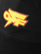 Off-White - Thunder Logo-Print Cotton-Canvas Baseball Cap