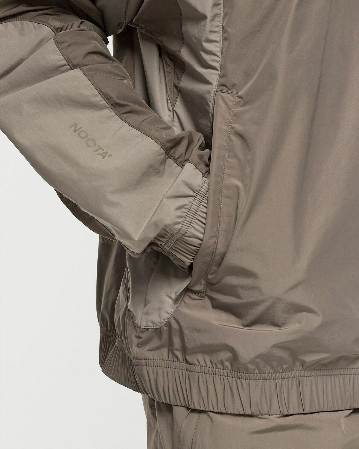Nike X Nocta Northstar Nylon Tracksuit Jacket Brown Track Jackets