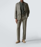 Rubinacci Modluca linen chinos