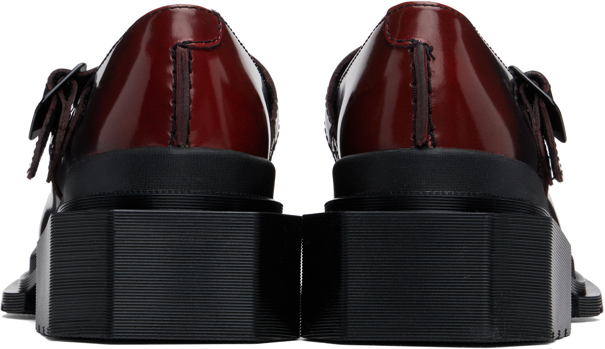 Dr. Martens Red Maybole Square Toe Mary Jane Heels Dr. Martens