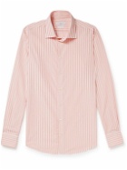 Richard James - Striped Cotton-Poplin Shirt - Pink