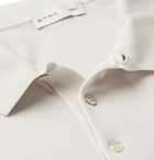 Etro - Slim-Fit Cotton Polo Shirt - Neutrals