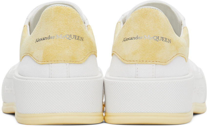 White and yellow hot sale alexander mcqueen's