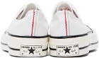 Converse White & Gray Chuck 70 Low Top Sneakers
