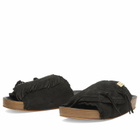 Visvim Men's Christo Shaman Folk Sandal in Black