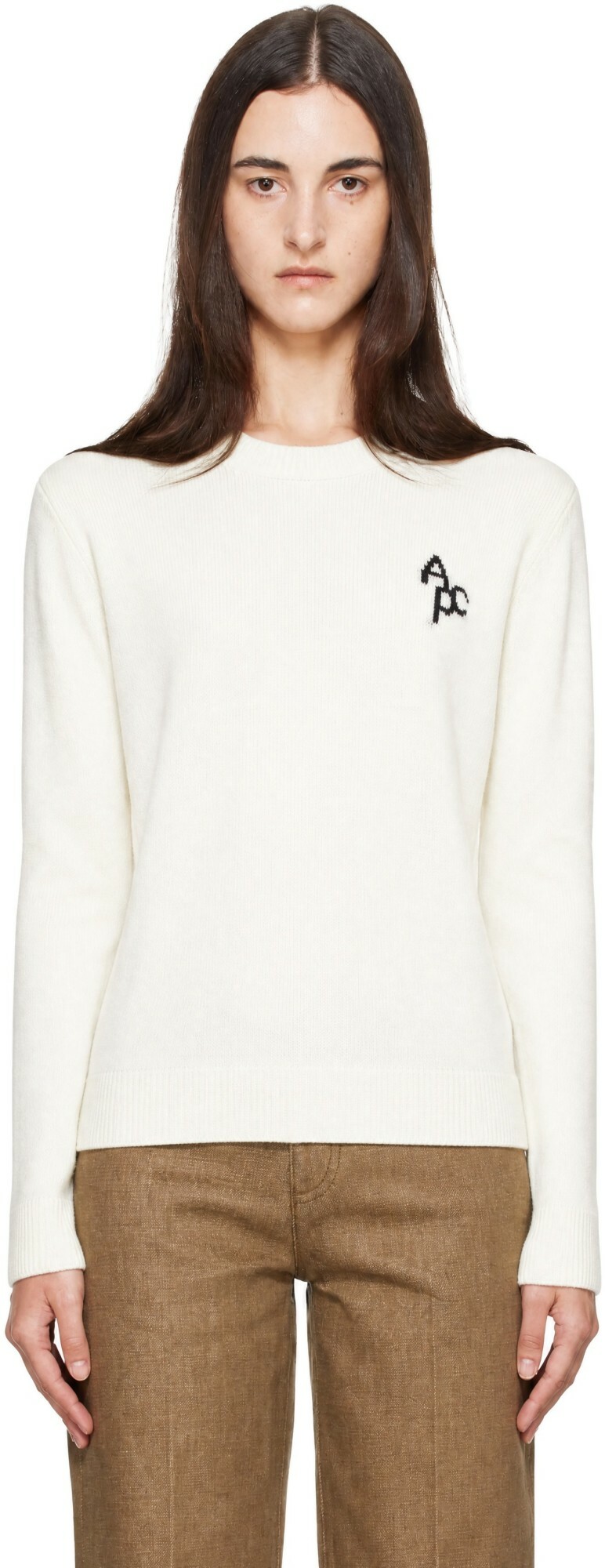 A.P.C. Off-White Sonia Sweater