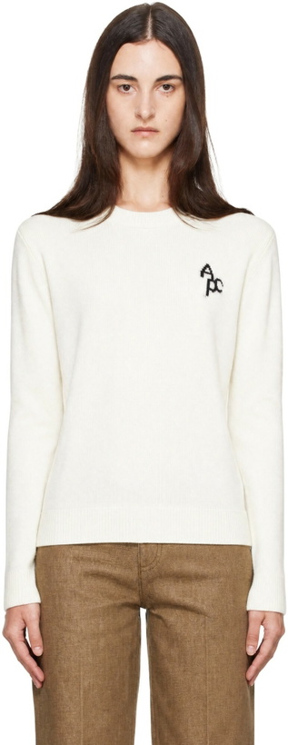 Photo: A.P.C. Off-White Sonia Sweater