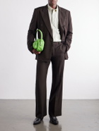 Acne Studios - Straight-Leg Herringbone Trousers - Brown