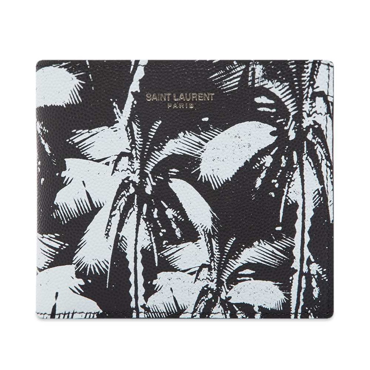 Photo: Saint Laurent Palm Print Leather East West Wallet