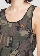 Kwaidan Editions Camouflage-Print Tank Top