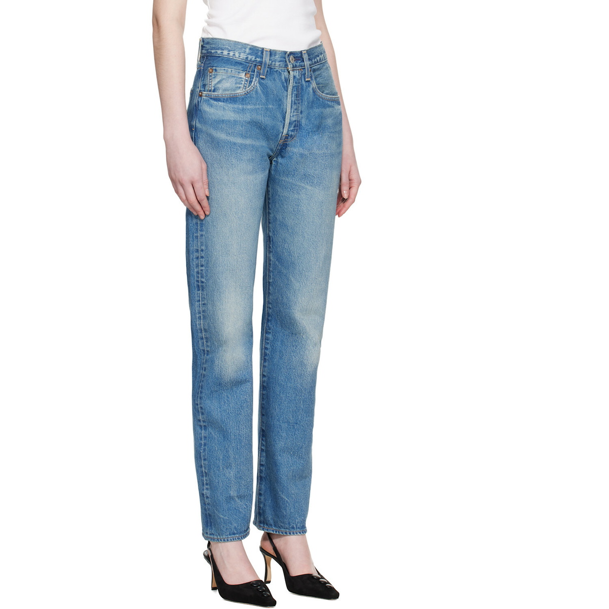 Levi's Blue '70s 501 Jeans